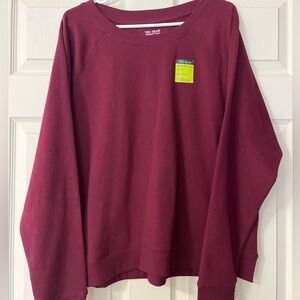 New With Tags Tek Gear Maroon Sweatshirt Size Large!